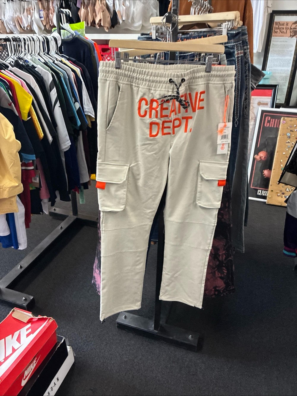 Creative Dept. Men's Oat Sweatpants XL, Drawstring, Elastic Waist, Solid New